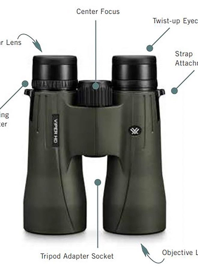 VORTEX Optics Viper HD Roof Prism Binoculars 10x42  - Image 4