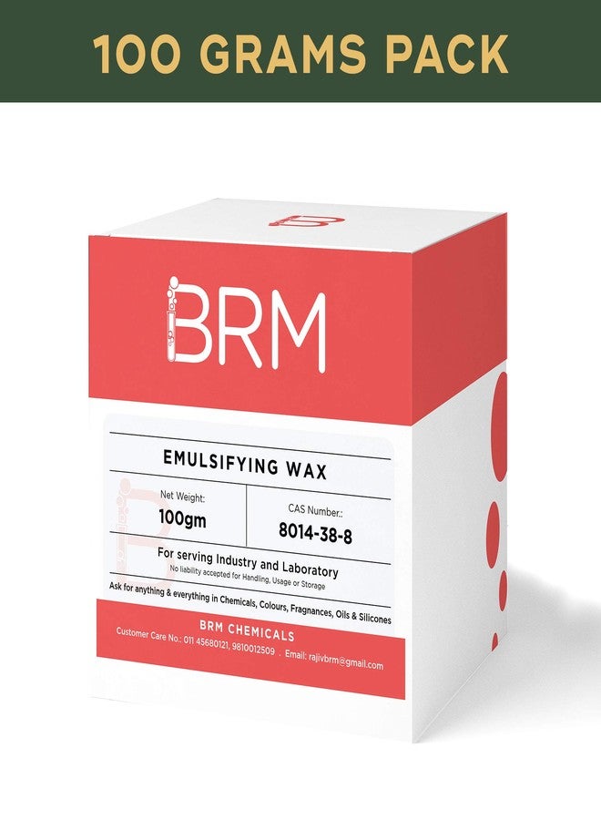 BRM CHEMICALS BRM Chemcials - Emulsifying Wax - Easy To Use - 100 Grams Flakes For Lotion Making, Sunscreen, Soap Making, DIY Personal Care & Cosmetics - Image 2