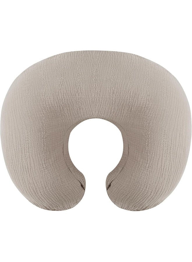 Onacosht Muslin Nursing Pillow Cover - Fog - Image 1