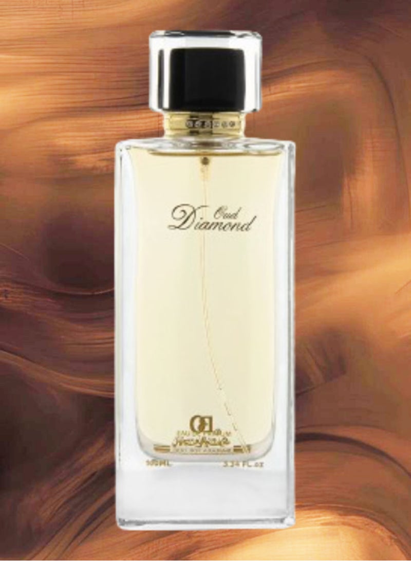 Banafa Oud Diamond Perfume 100ml EDP - Image 2