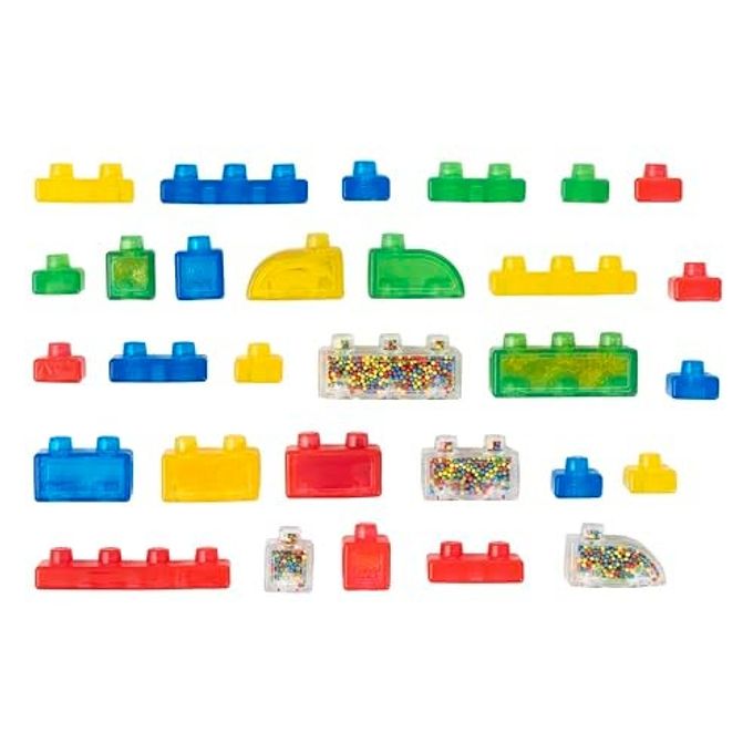 Jelly Blox Stash 'N Stack 2-in-1 Storage Case With 30 Blocks | Toddler & Preschool Building Blocks Kids Can Squeeze & Stretch | MESH ACCREDITED | Safety Tested & Ouch-Free | Sensory Play Toy Ages 2+ - Image 5
