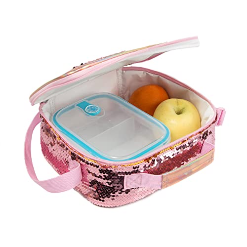Meetbelify Rolling Backpack for Girls School Backpack with Lunch Box for Elementary Student Wheels Roller Trolley Luggage - Image 5