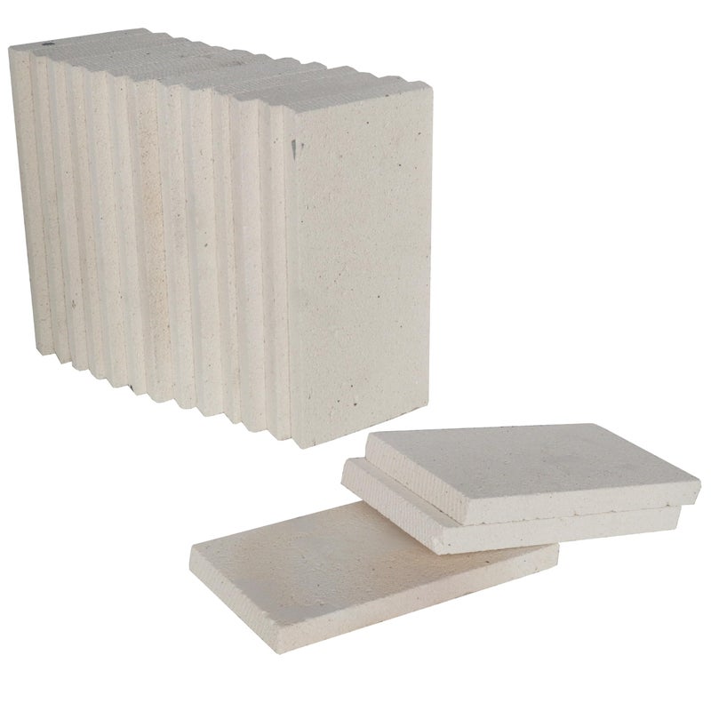 SIMOND STORE Insulating Fire Brick  075 x 45 x 9  2500F Rated  Fire Bricks for Wood Stove Fireplace Fire Pit Kiln Pottery Forge Pizza Ovens Jewelry Soldering Casting  Pack of 16