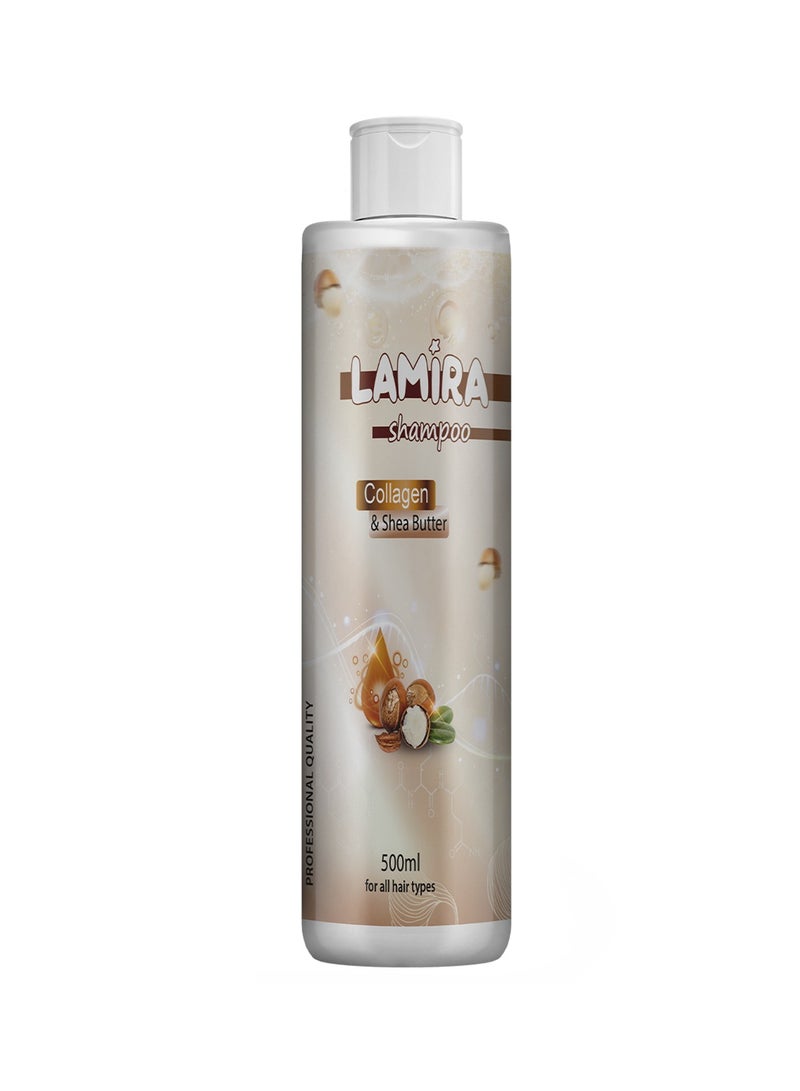 LAMIRA Lamera Collagen Hair Care Set - Shampoo 500ml + Conditioner 500ml + Hair Mask 500ml + Serum 100ml - Image 2