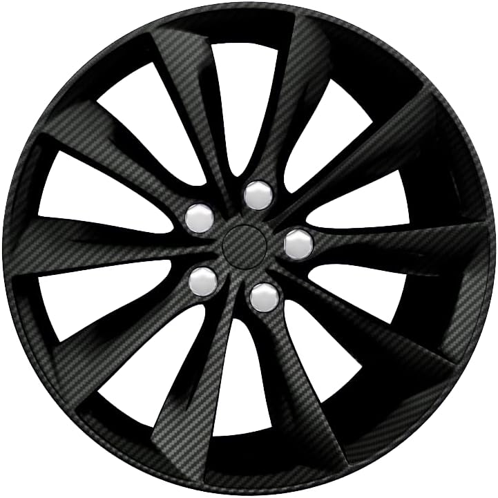 VViViD Auto Rim Air-Release Adhesive Vinyl Wrap 24 Inch x 30 Inch 4 Sheet Pack (Black Carbon 24" x 30" 4-Pack) - Image 2