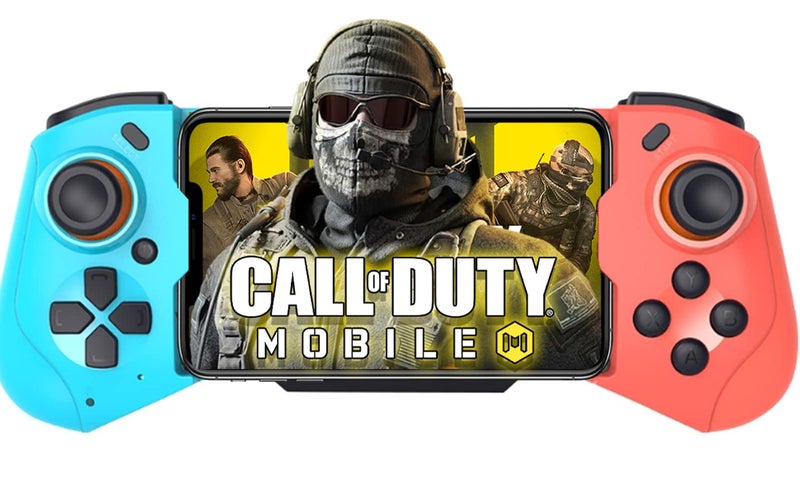 Megadream Mobile Gaming Controller for iPhone iOS Android PC Wireless Gamepad Joystick for iPhone 17/iPhone 16/15/14/12, iPad, MacBook, Galaxy S22/S21/S20, TCL, Tablet, PC - 18+ Hour Battery Life - Call of Duty - Image 1