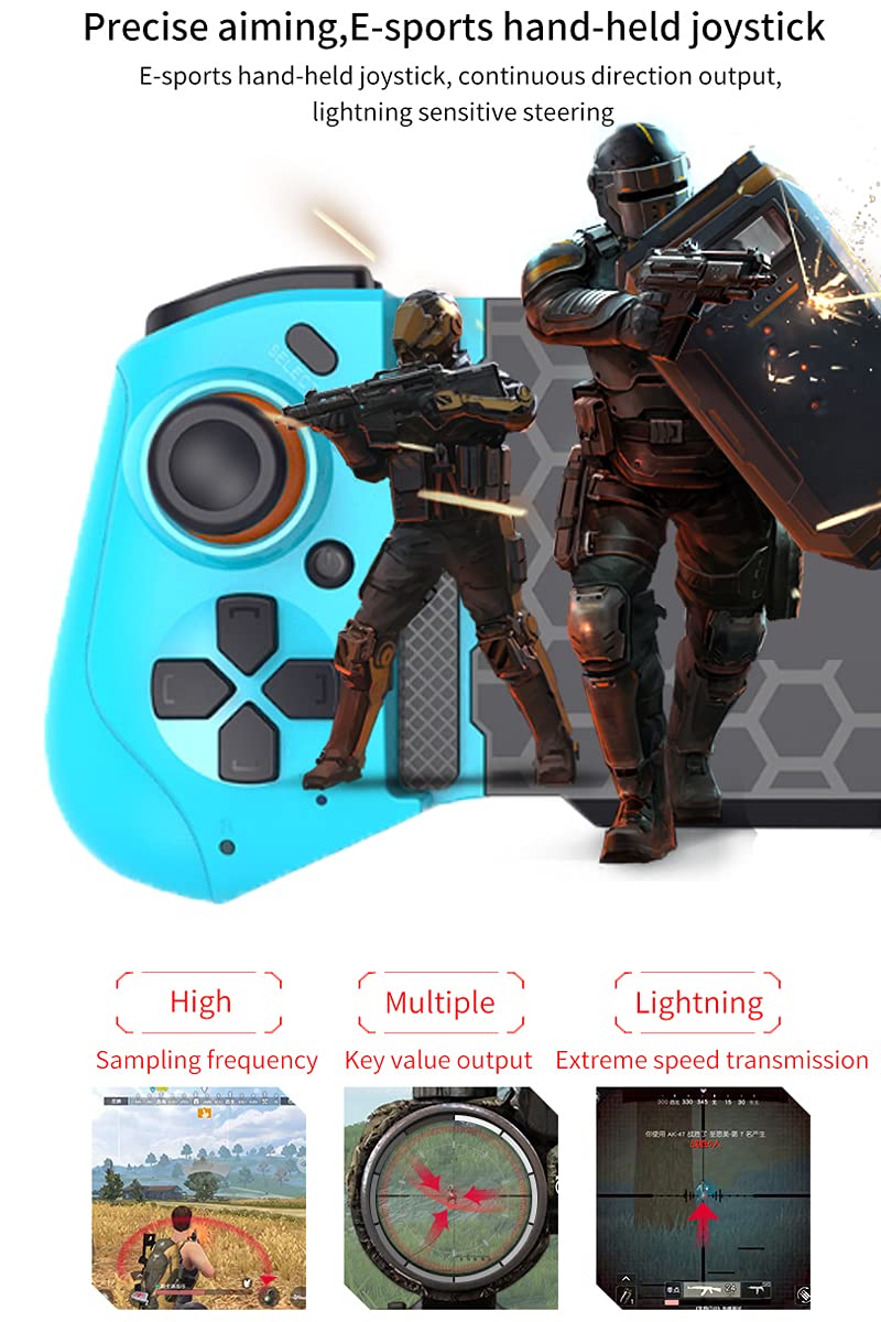 Megadream Mobile Gaming Controller for iPhone iOS Android PC Wireless Gamepad Joystick for iPhone 17/iPhone 16/15/14/12, iPad, MacBook, Galaxy S22/S21/S20, TCL, Tablet, PC - 18+ Hour Battery Life - Call of Duty - Image 2