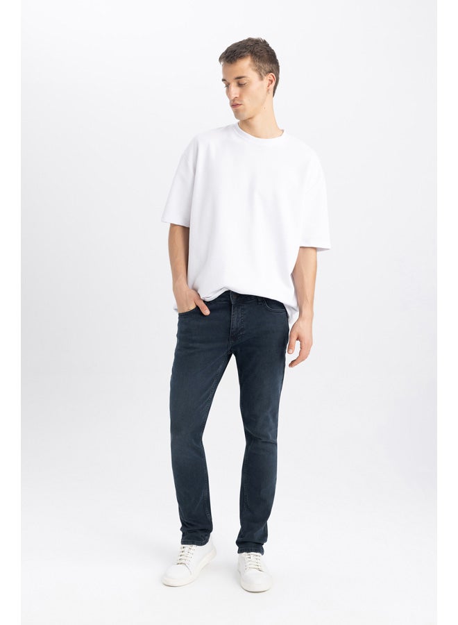 DeFacto Man Slim Fit Denim Trousers  - Image 3