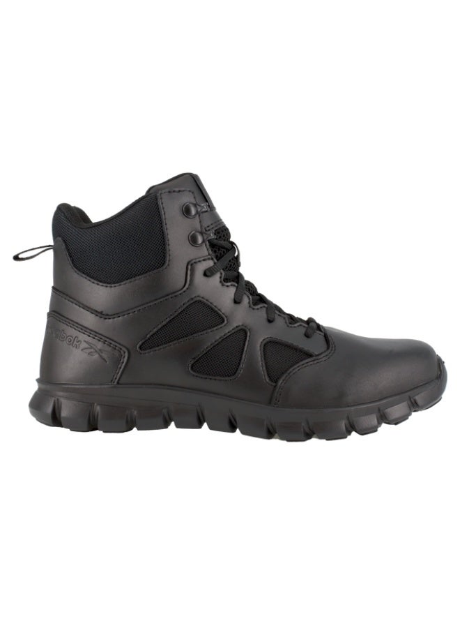 Reebok Work Sublite Cushion 6" Tactical Boot with Side Zipper – Lightweight, Waterproof, Metal-Free, All-Day Comfort, Memory Foam, Men’s Work & Security Boot - Image 1