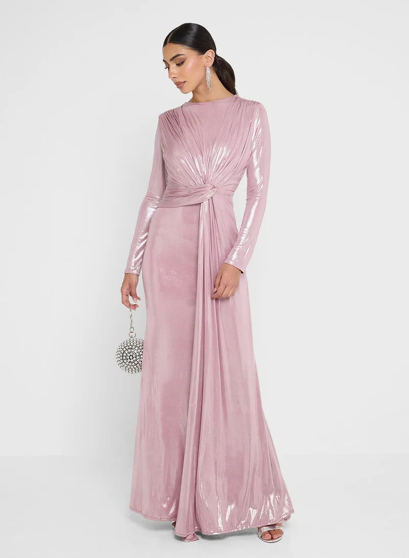 جولدن ابل Long Sleeves Maxi Dress