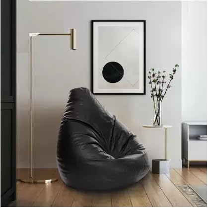 caddyFull Large Bean Bag Without Beans (Black) - Image 2