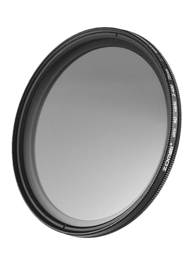 NIBEMINENT Ultra Slim Variable Fader Neutral Density Filter 72millimeter Black  - Image 1