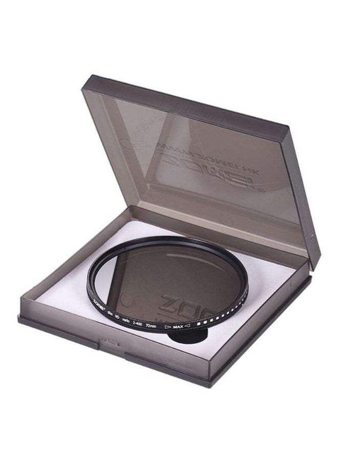 NIBEMINENT Ultra Slim Variable Fader Neutral Density Filter 72millimeter Black  - Image 3