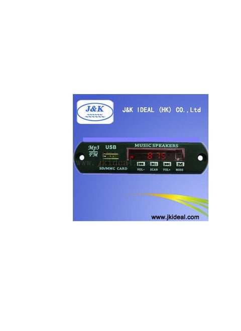 Bluetooth MP3 decoder board module