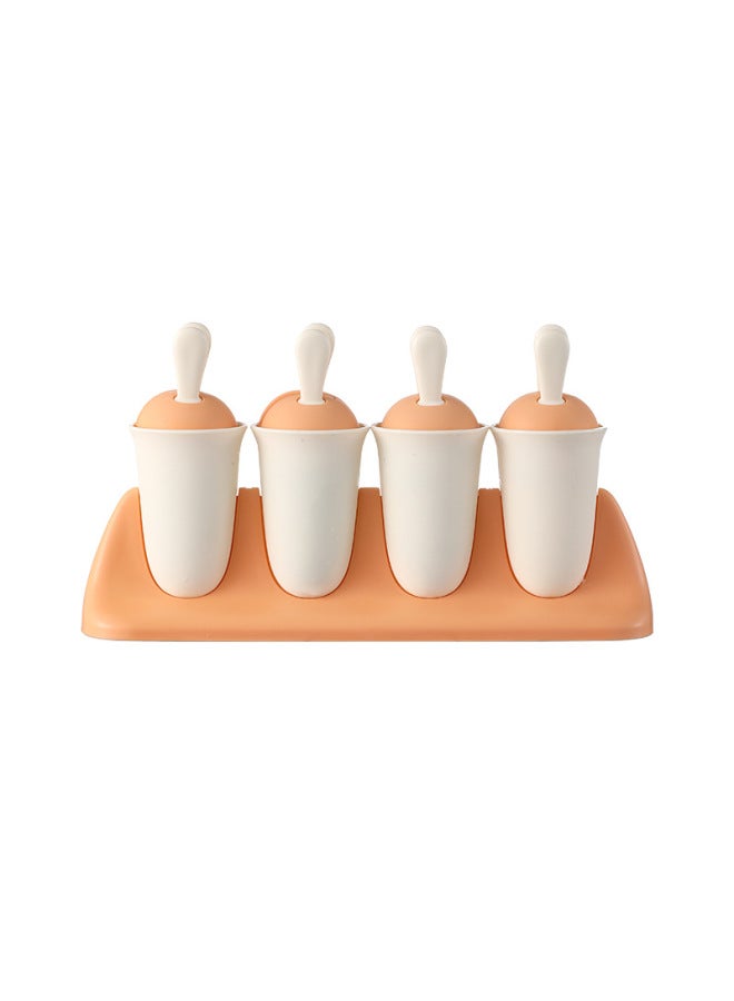 New Vertical 8 Pack Ice Cream Mold Edible Grade Pp Popsicle Mold Homemade Ice Cream Popsicle Model