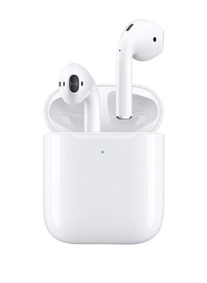 Wireless headset Bluetooth Headphones, Immersive Sound, Personalized Spatial Audio, Compatible with iPhone Android Phone, with Lightning Charging Cable (2rd Generation White)  - Image 1