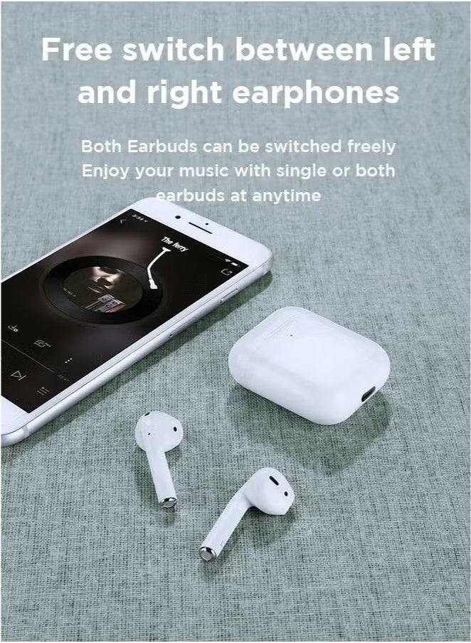 Wireless headset Bluetooth Headphones, Immersive Sound, Personalized Spatial Audio, Compatible with iPhone Android Phone, with Lightning Charging Cable (2rd Generation White)  - Image 5