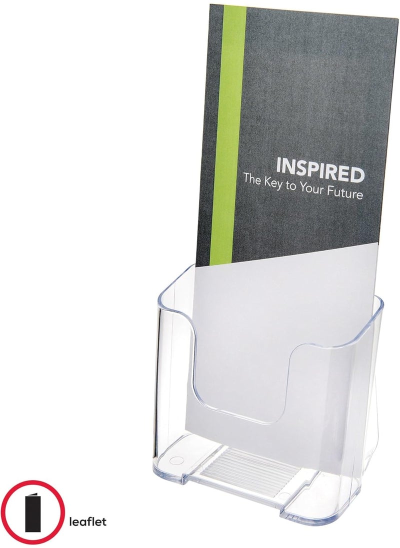 Deflecto DeflectO A4 3 Tier Literature Holder  Clear  - Image 2