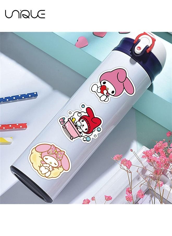 Unique - 50 Pcs My Melody Stickers - Kawaii Stickers - Lovely Image Graffiti Stickers for Kids and Girls DIY Kawaii Sticker Laptop Bedroom Decoration Water Cup Waterproof Stickers - Image 1