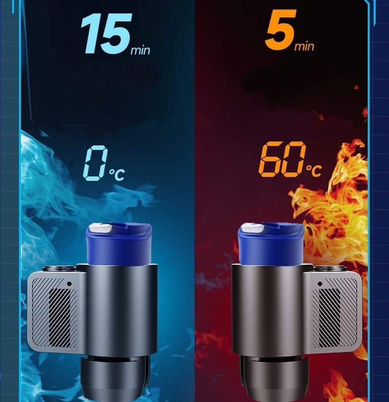 TERRIFI 2-in-1 Smart Cooler and Warmer Car Cup Holder - Image 5