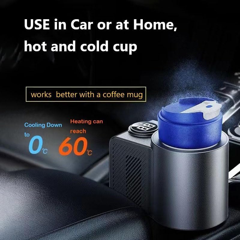 TERRIFI 2-in-1 Smart Cooler and Warmer Car Cup Holder - Image 3