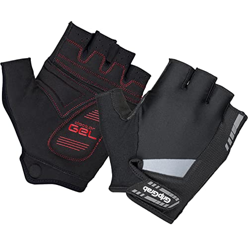 GripGrab SuperGel Padded Half Finger Road Riding Summer Cycling Gloves Bicycle Gloves Biking Gloves for Men Fingerless Cycle Mitts - Image 1