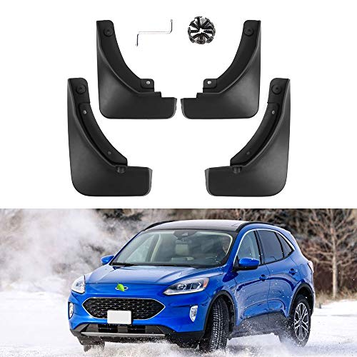 Autorder حواجز الطين أوتورد لسيارة فورد إيسكيب 2020 2021 2022 2023 2024 2025 مجموعة حواجز الطين الأمامية والخلفية 4 قطع (غير مناسبة لطرازات ST-Line) - Image 1