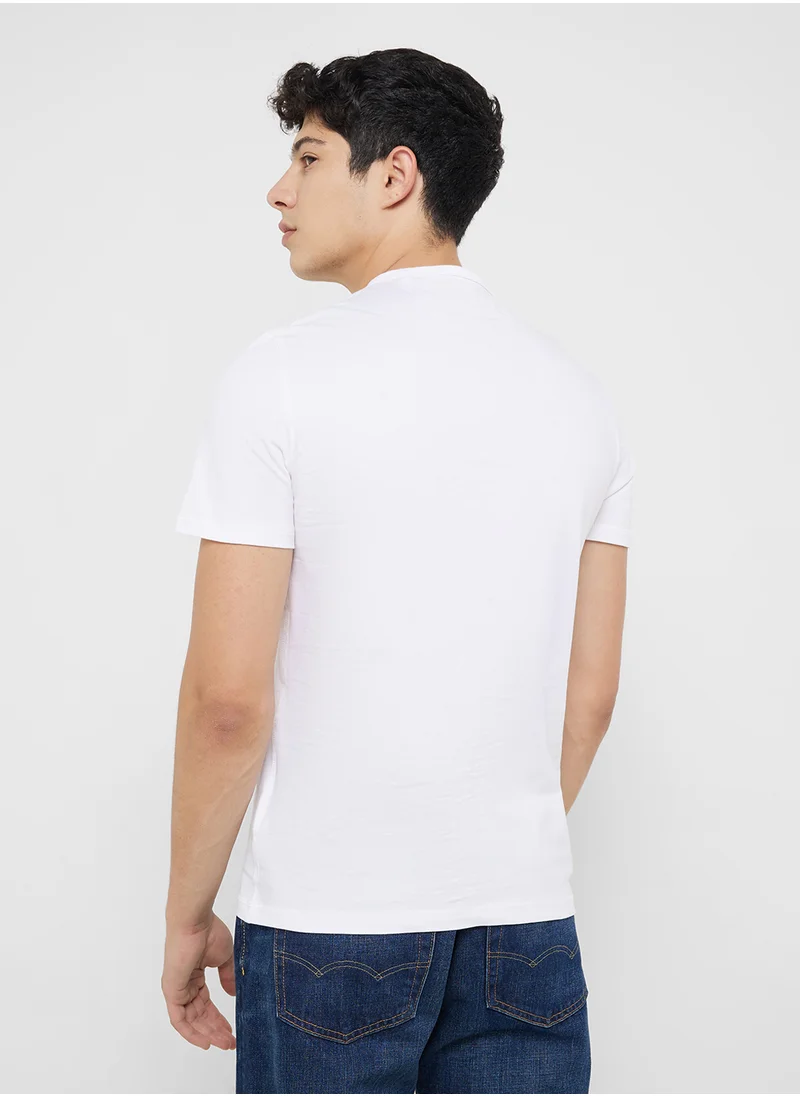GUESS Sail Boat Crew Neck T-Shirt