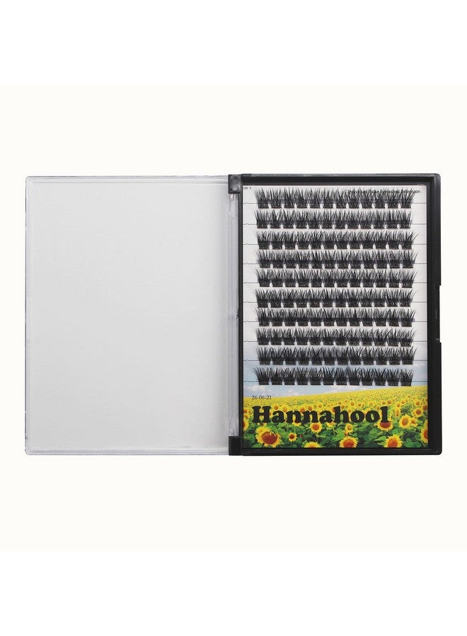 Hannahool Handmade D Curl 1020Mm To Choose 120Pcs Natural Long Individual Thick Base Cluster Eyelashes Dramatic Look Diy Volume Eye Lashes Extensions (12Mm) - Image 5