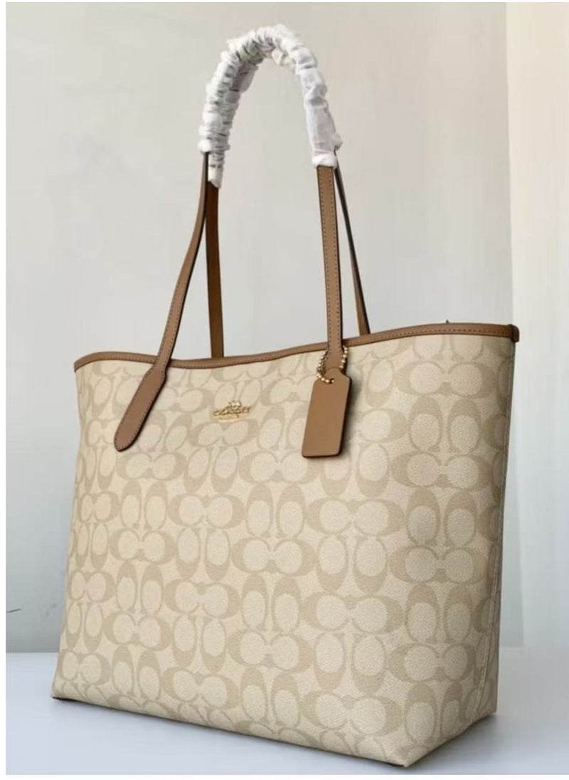 coachoutlet Women's Classic Fashion Large Handbag Shopping Bag  - Image 3