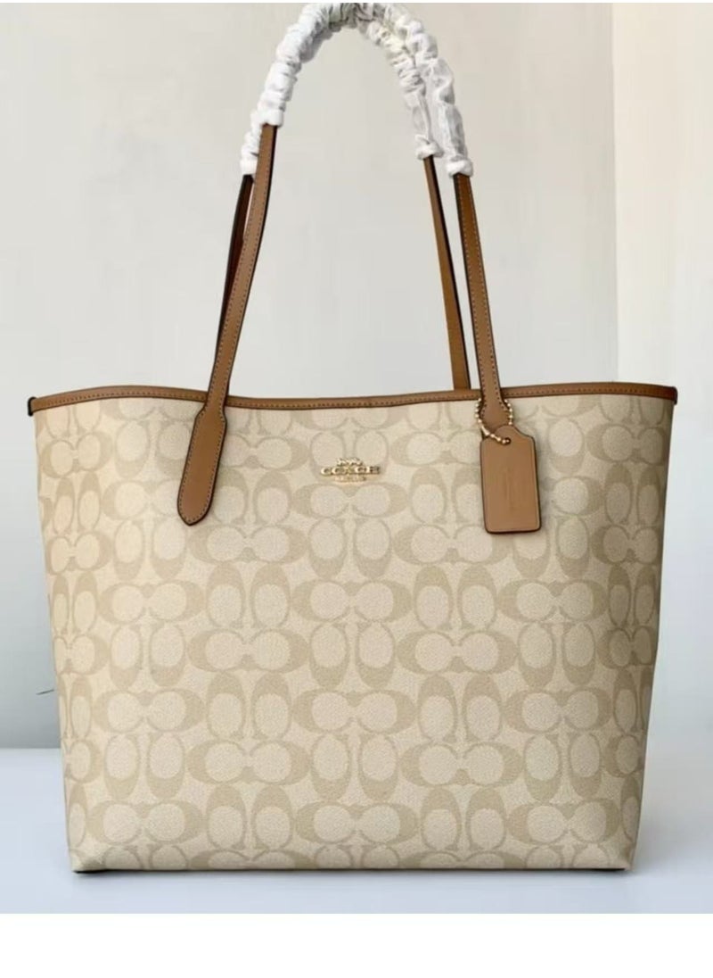 coachoutlet Women's Classic Fashion Large Handbag Shopping Bag  - Image 1