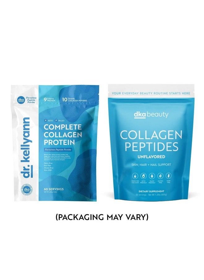 Dr. Kellyann - Hydrolyzed Collagen Peptides Protein Powder Unflavored (60 Servings 1.3Lbs) Grass Fed Paleo & Keto Collagen Supplement Non Gmo Gluten Dairy And Soy Free Protein 9G Collagen 10G - Image 1