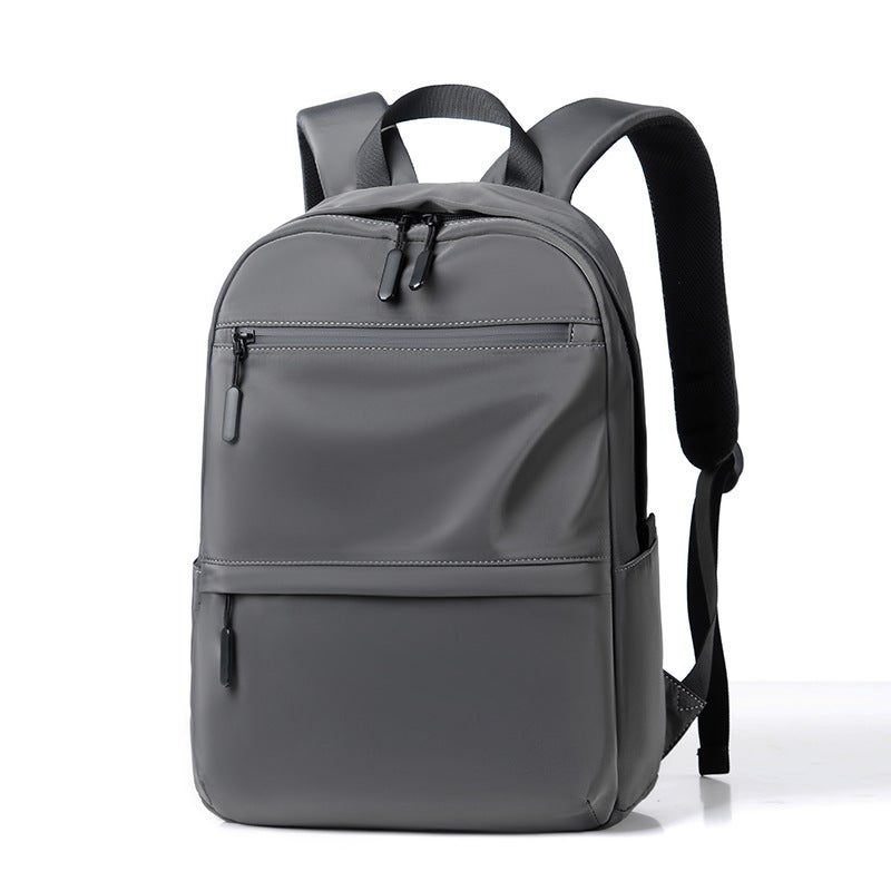 Factory Goods Backpack Men'S Large Capacity Commuter All-Match 14-Inch Simple Printable Logo Junior Senior High School Student Schoolbag Women - Image 1