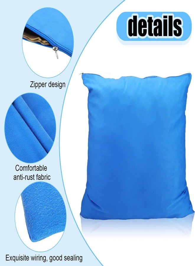 Oudain Silver Storage Bag 17.5 x 17.5 Inch Zippered Anti Tarnish Fabric Bag Protector Pouch for Jewelry Silverware Flatware Home Kitchen - Image 3