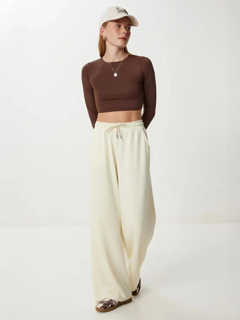 Lovely Istanbul ISTANBUL Wide Leg Modal Sweatpants