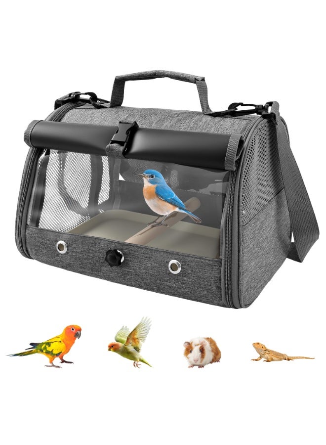 Arabest Bird Carrier Travel Cage Travel Bag Animal Carrier Parrot Carrier Bird Carrier Travel Cage Travel Bag Animal Carrier Parrot Carrier Portable Breathable Travel Cage for Cockatiel Parrot - Image 1