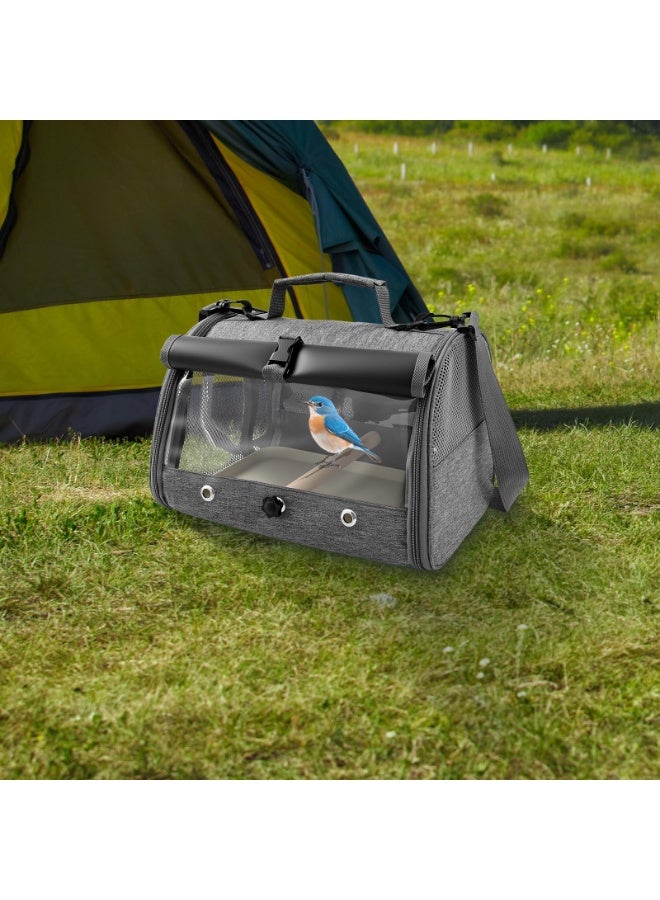 Arabest Bird Carrier Travel Cage Travel Bag Animal Carrier Parrot Carrier Bird Carrier Travel Cage Travel Bag Animal Carrier Parrot Carrier Portable Breathable Travel Cage for Cockatiel Parrot - Image 3