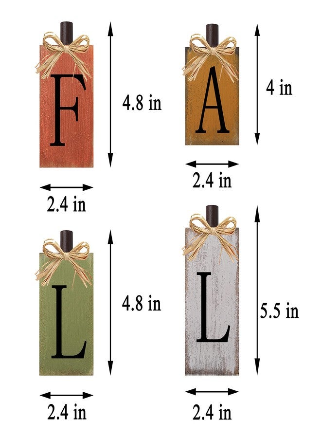 CYNOSA Fall Decorations for Home Thanksgiving Signs Wooden Table Sign Vintage Farmhouse Block Sign Harvest Fall Autumn Home Decor - Image 4