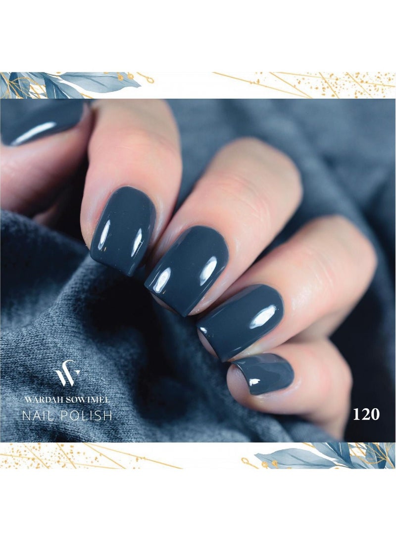 وردة صويمل طلاء أظافر من وردة صويمل - دنيم بلو - W120 - Image 1