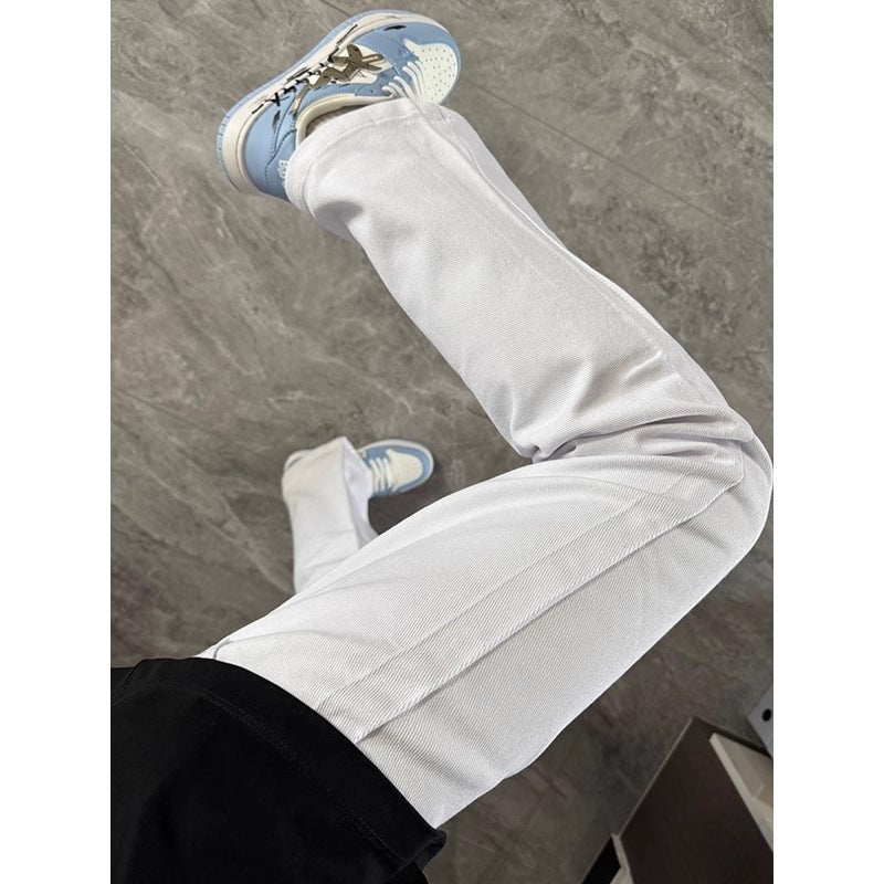 Unisex Classic Denim Jeans Loose Fit Daily Outdoor Wear - Image 5
