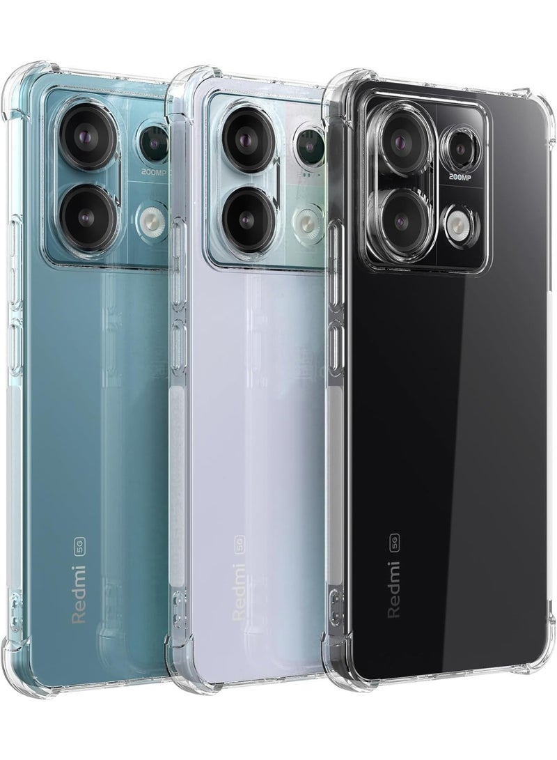 جراب شفاف مقاوم للصدمات لهاتف Xiaomi Redmi Note 13 4G - Image 3