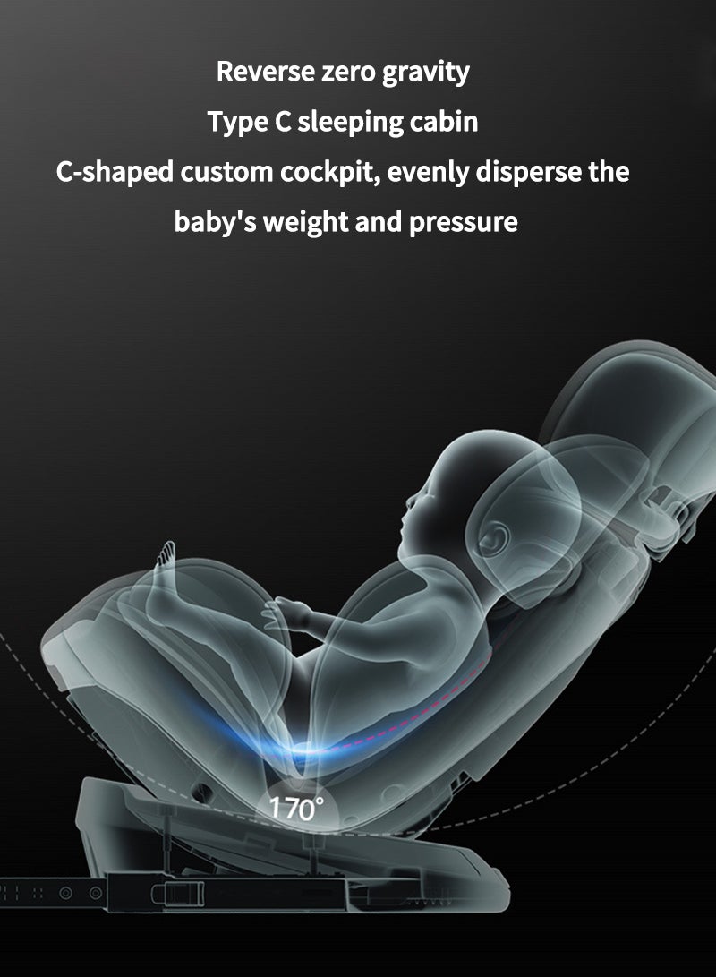 ما بيبي حزام أمان ثابت ومريح ومقعد أمان للأطفال قابل للتنفس 40*40*40 سم - Image 4