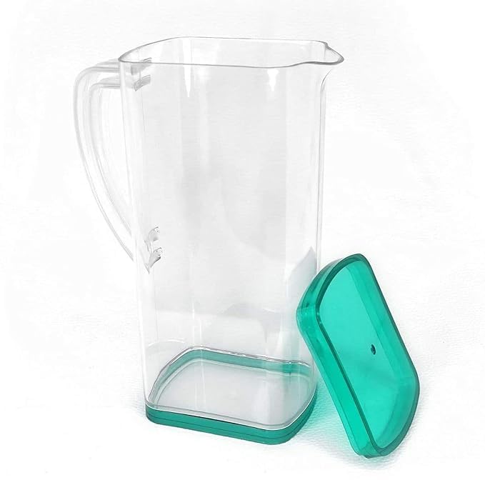 PARABRAHMA Transparent Square Water Juice JugMultipurpose Drinking Beverage Jug with Plastic Lid for Water Juice Milk Soft Drinks for Home Kitchen Party Home use 2000 ML - Image 5