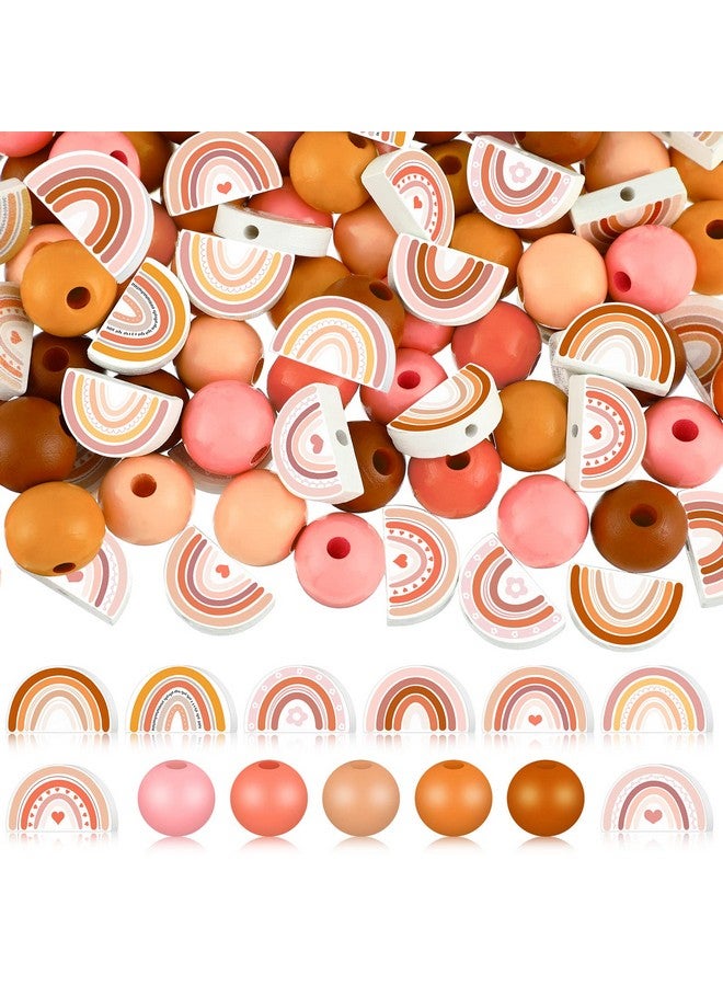 واي دريس 200 جهاز كمبيوتر شخصى بوهو قوس قزح الخرز الخشبي ريفي مزرعة الخشب الخرز الطبيعي اليدوية جولة حبة مصقول خرزة مباعدة ل Diy قلادة سوار أقراط المفاتيح الحرف صنع المجوهرات - Image 1