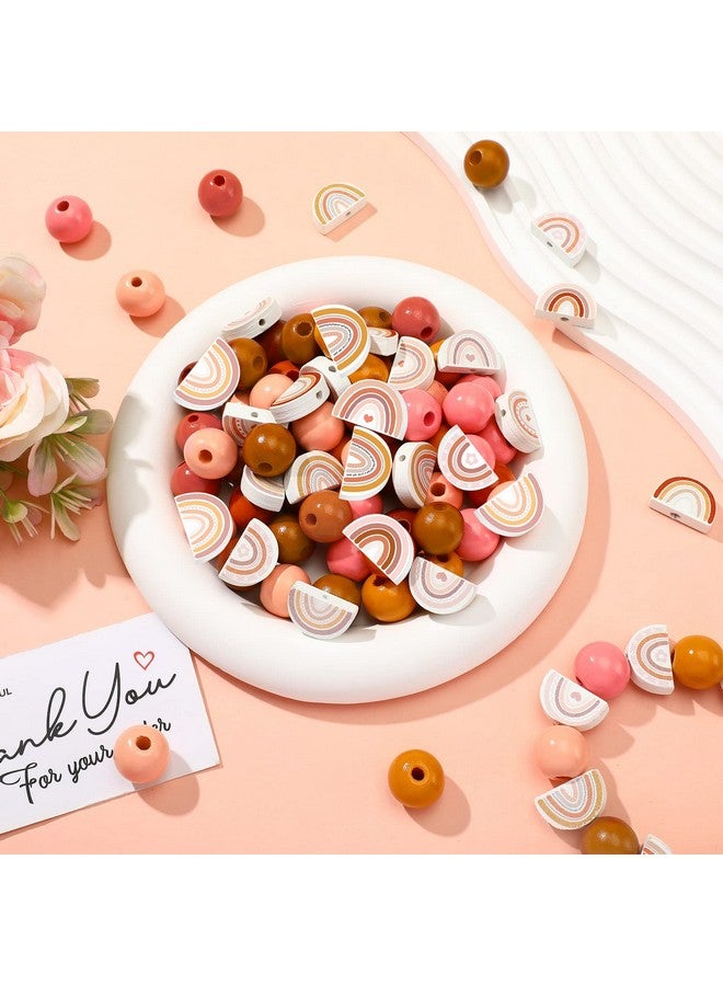 واي دريس 200 جهاز كمبيوتر شخصى بوهو قوس قزح الخرز الخشبي ريفي مزرعة الخشب الخرز الطبيعي اليدوية جولة حبة مصقول خرزة مباعدة ل Diy قلادة سوار أقراط المفاتيح الحرف صنع المجوهرات - Image 3