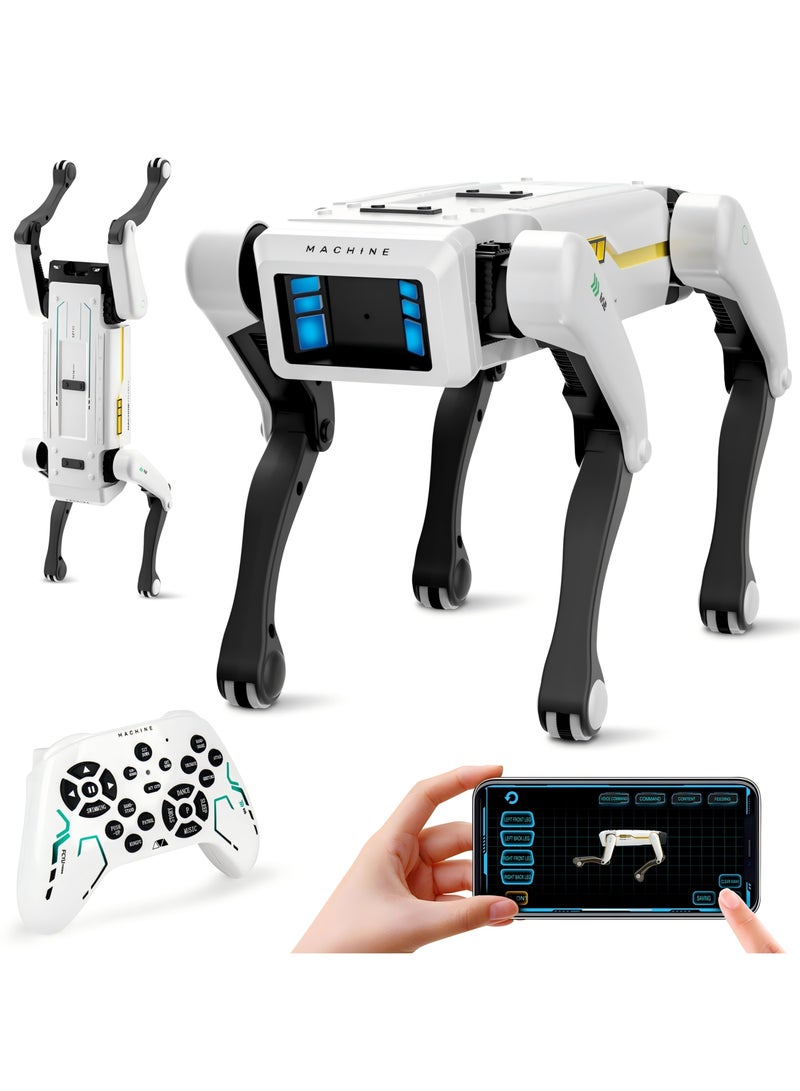 Smart Robotic Dog with Voice Command: Program via App, Dancing, Walking & Interactive Modes for Kids - Image 1