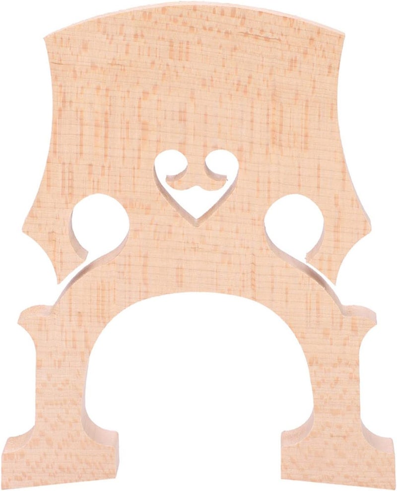 Maple Wood Cello Bridge - Easy Installation, Ideal for Cello Players (4/4) - Image 1