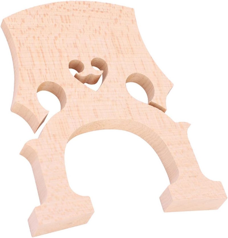 Maple Wood Cello Bridge - Easy Installation, Ideal for Cello Players (4/4) - Image 2
