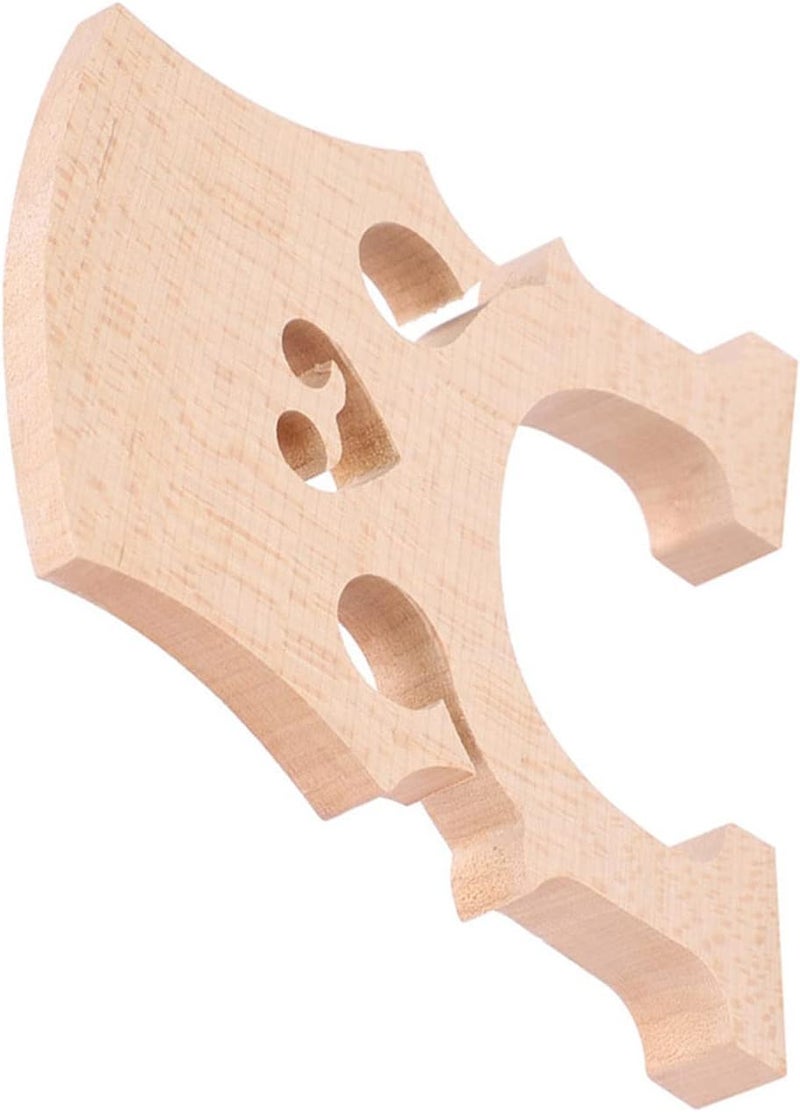 Maple Wood Cello Bridge - Easy Installation, Ideal for Cello Players (4/4) - Image 5