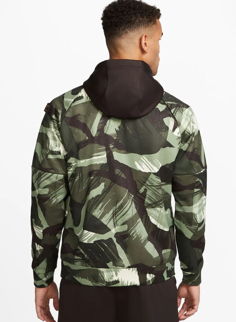 Nike Camo All Over Printed Therma-Fit Hoodie